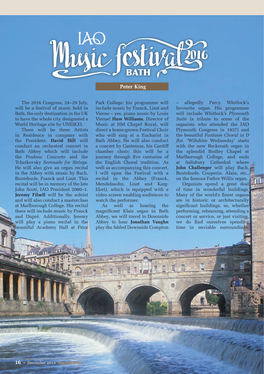 Organists' Review Preview Pages