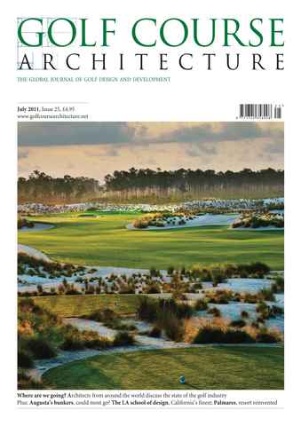 Golf Course Architecture issue July 2011