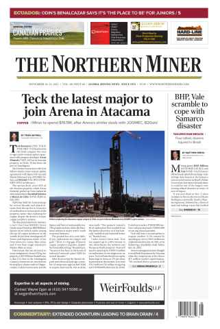 The Northern Miner issue Vol. 101 No. 40