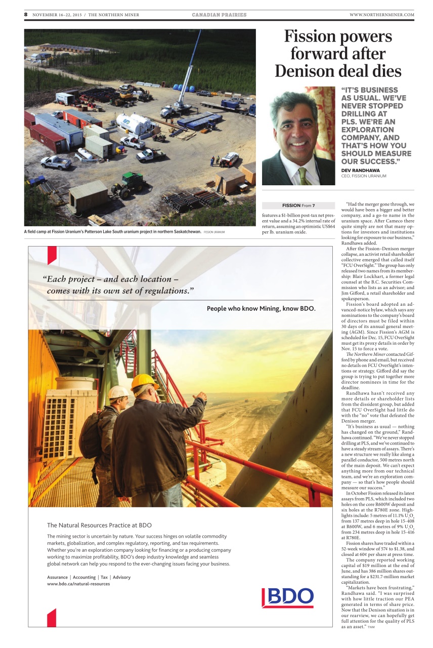 The Northern Miner Preview Pages