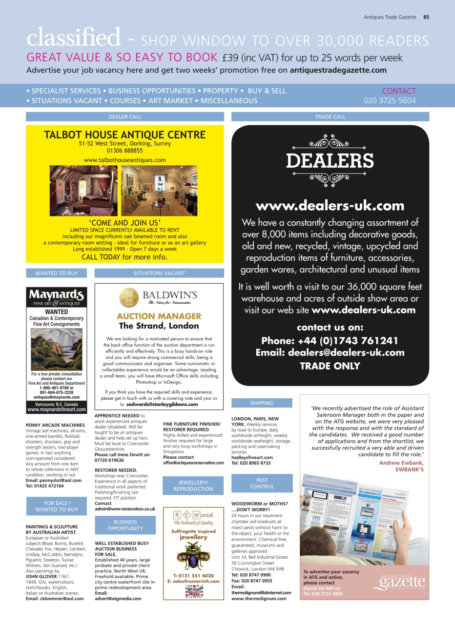 Antiques Trade Gazette Preview Pages
