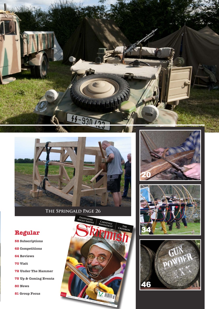 Skirmish Living History Preview Pages