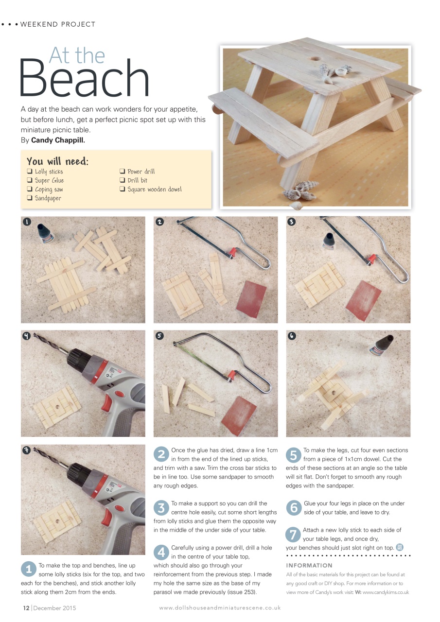 Dolls House and Miniature Scene Preview Pages