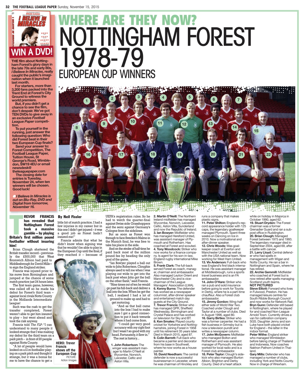 The Football League Paper Preview Pages