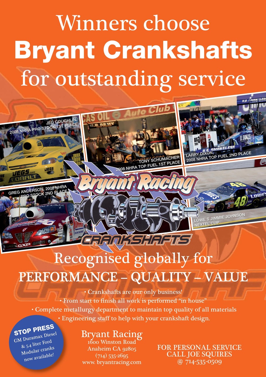 Race Engine Technology Preview Pages