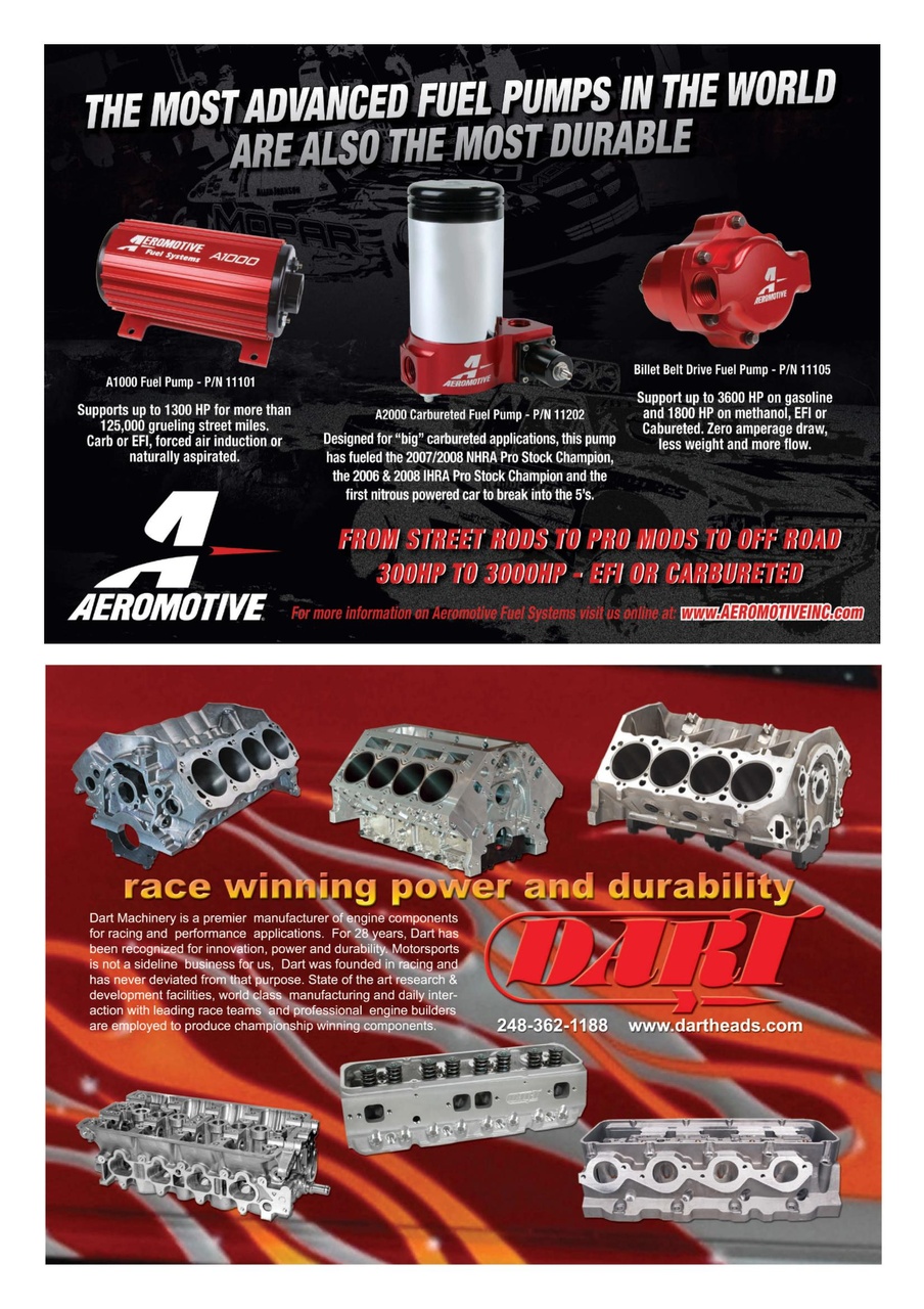 Race Engine Technology Preview Pages