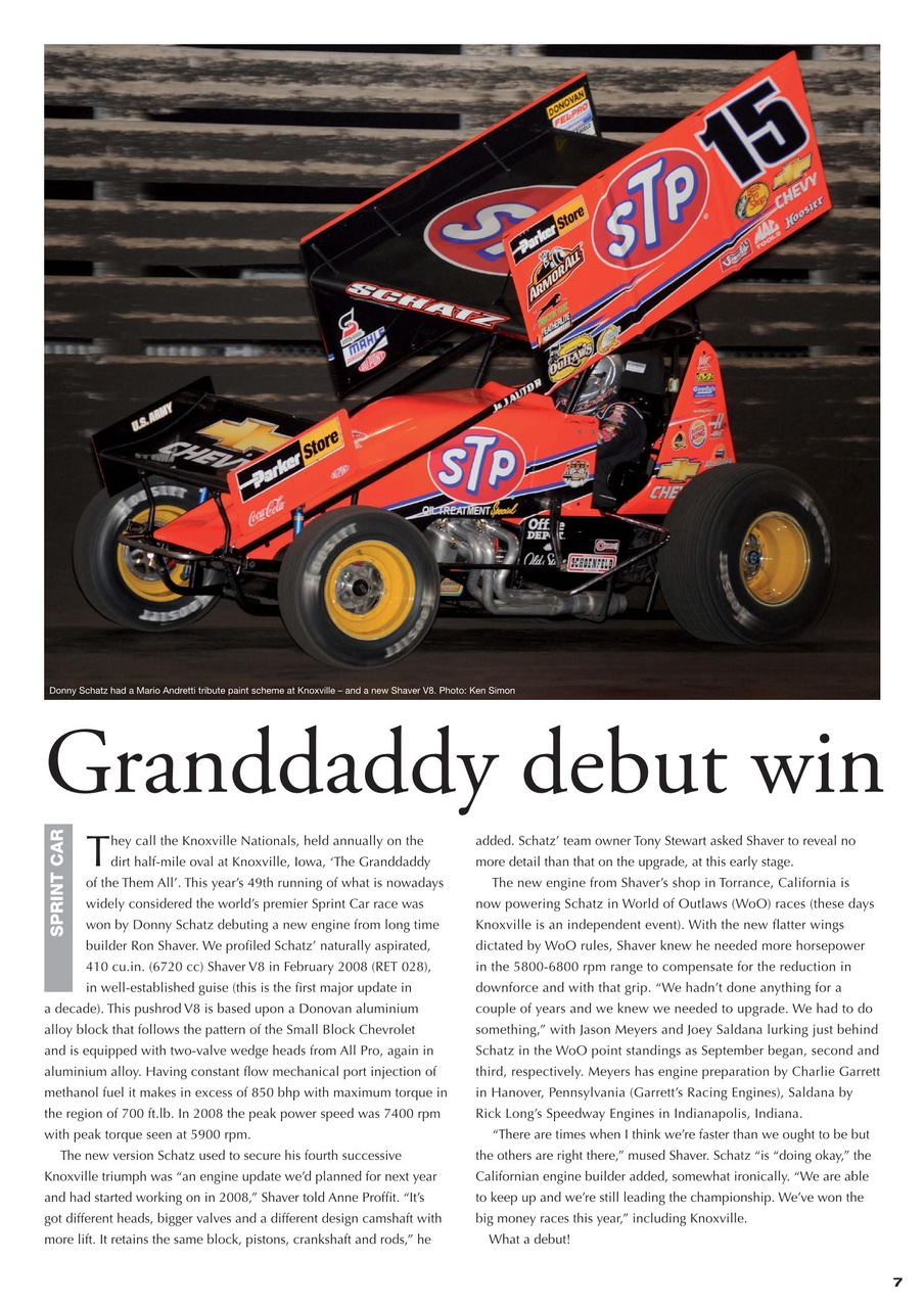 Race Engine Technology Preview Pages