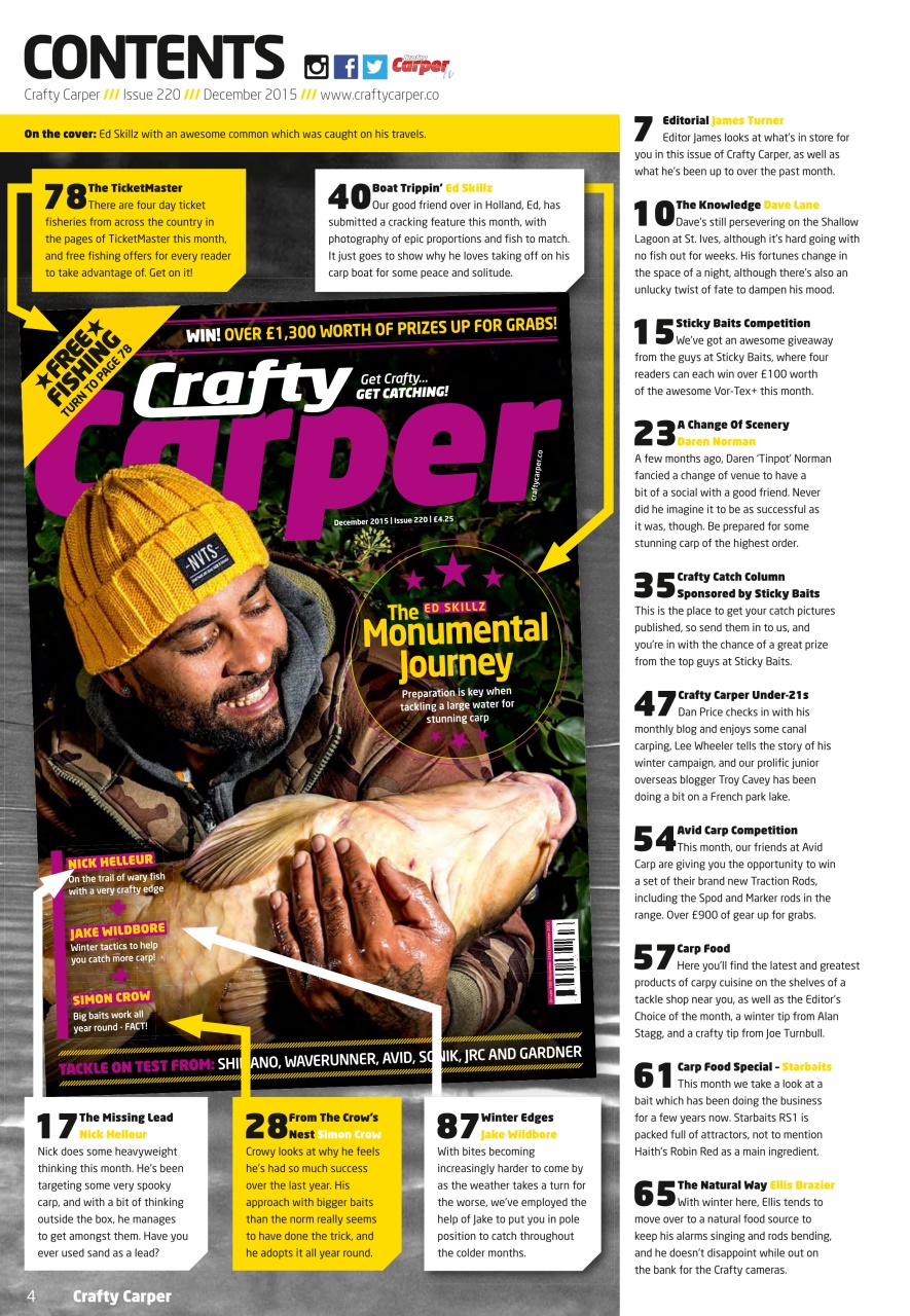 Crafty Carper Preview Pages
