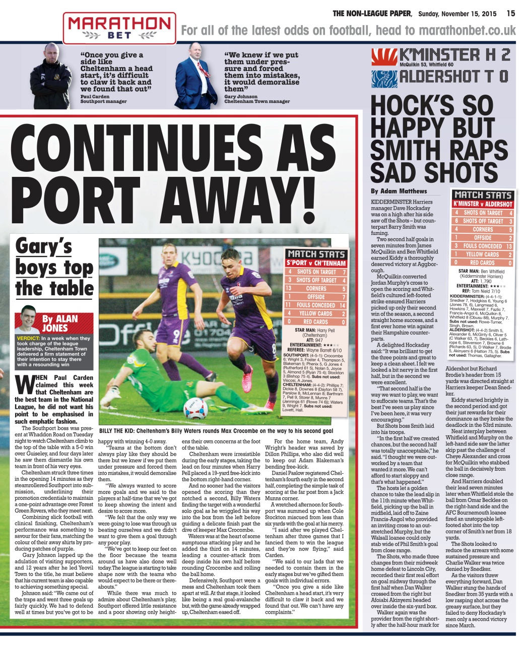 The Non-League Football Paper Preview Pages