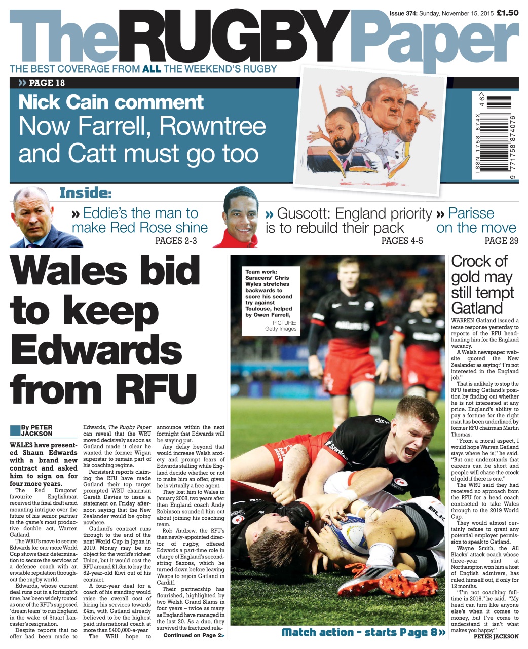 The Rugby Paper Preview Pages