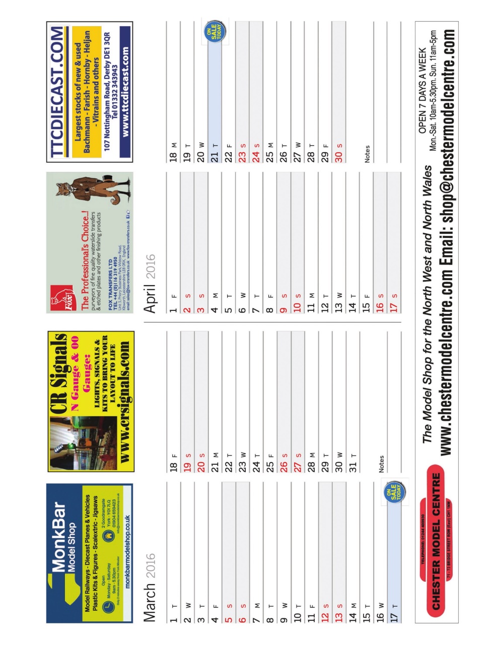 Rail Express Preview Pages