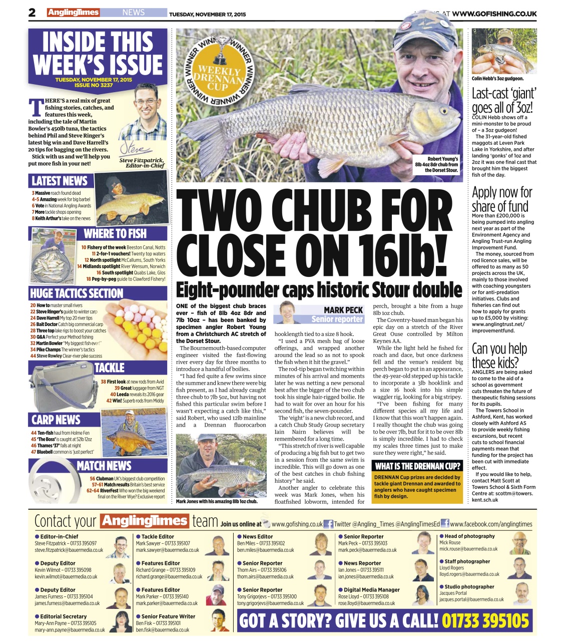 Angling Times Preview Pages