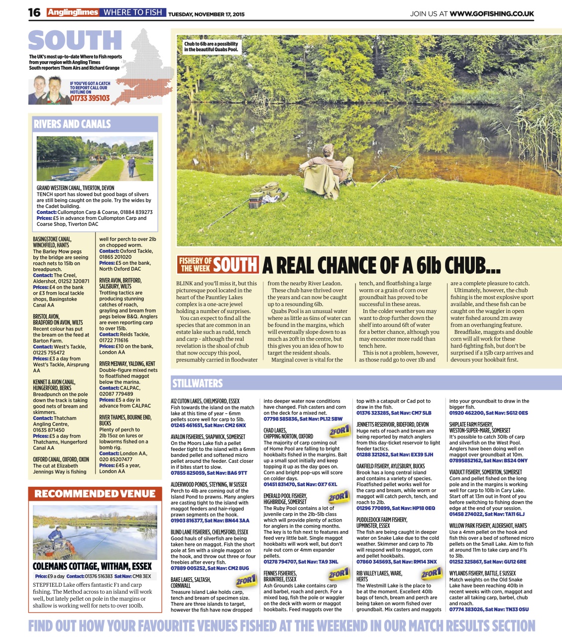Angling Times Preview Pages