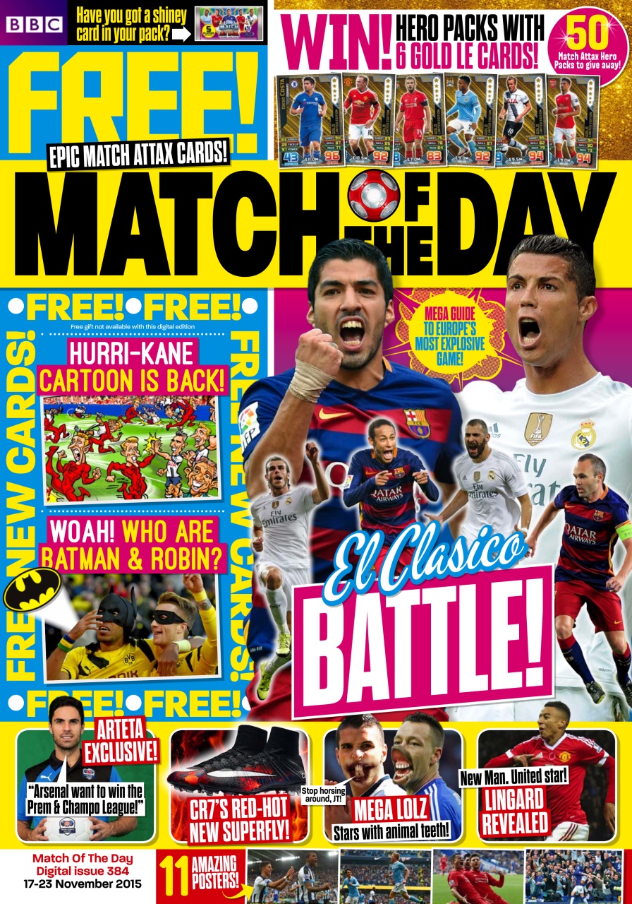 Match of the Day Preview Pages