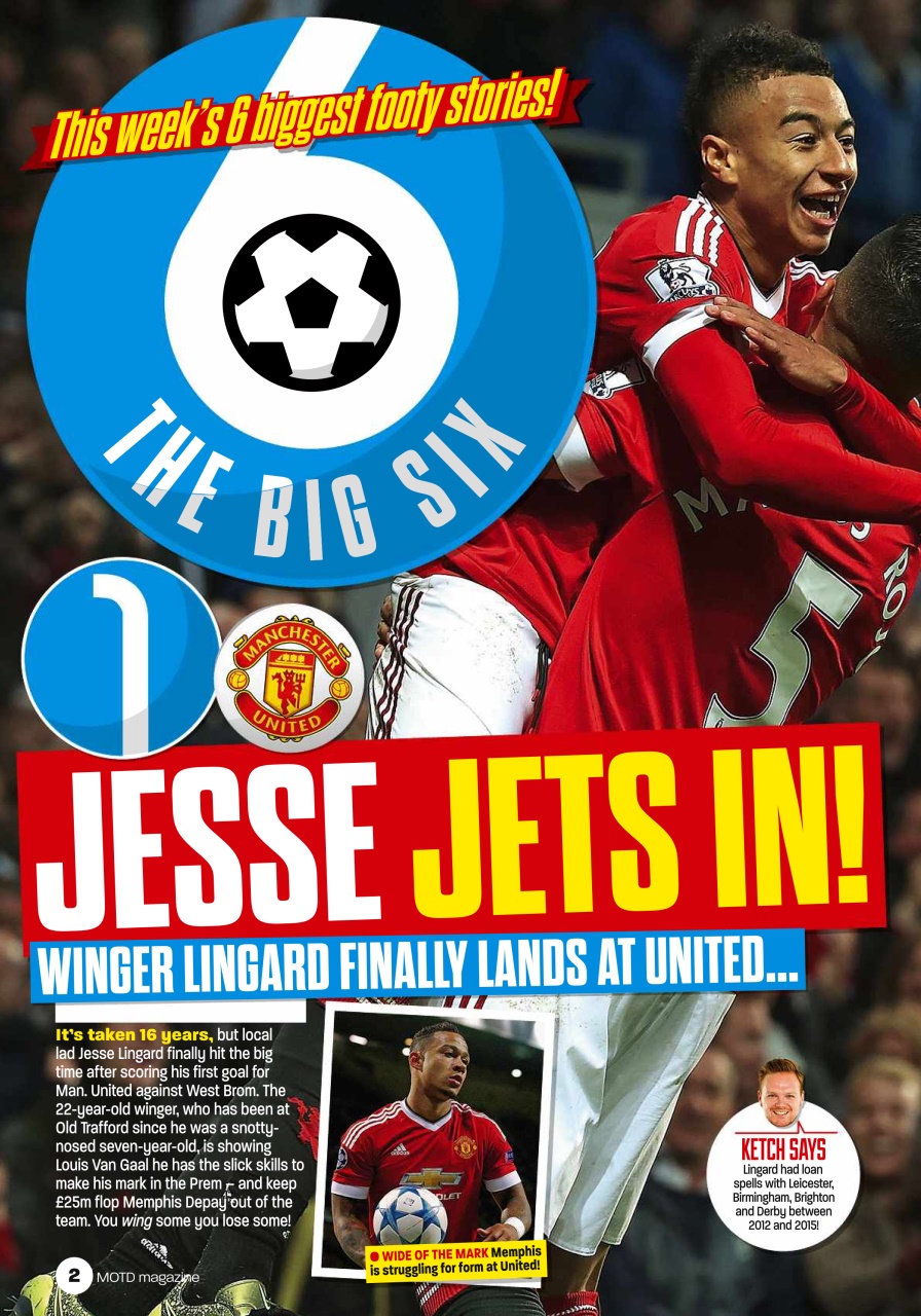 Match of the Day Preview Pages