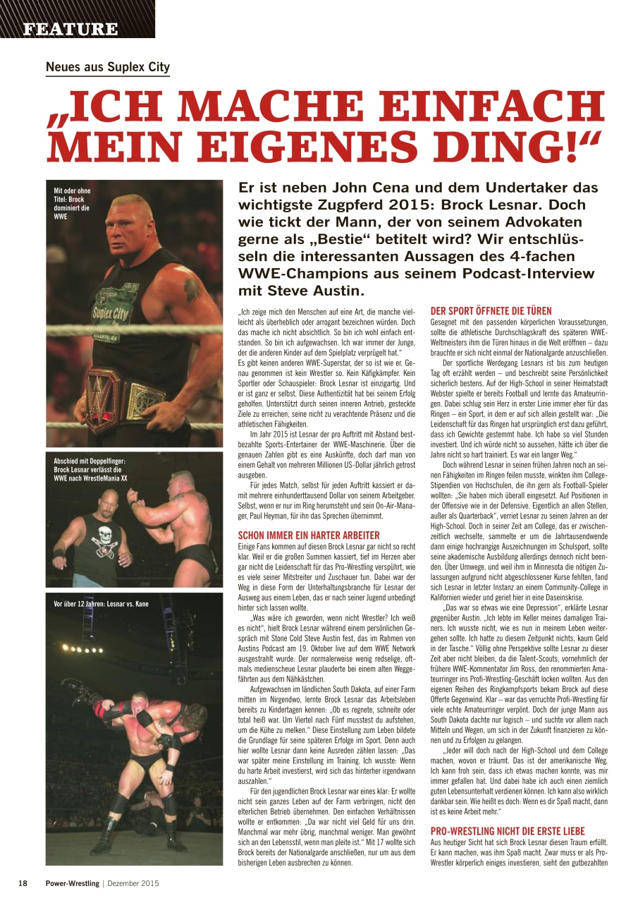 Power-Wrestling Preview Pages