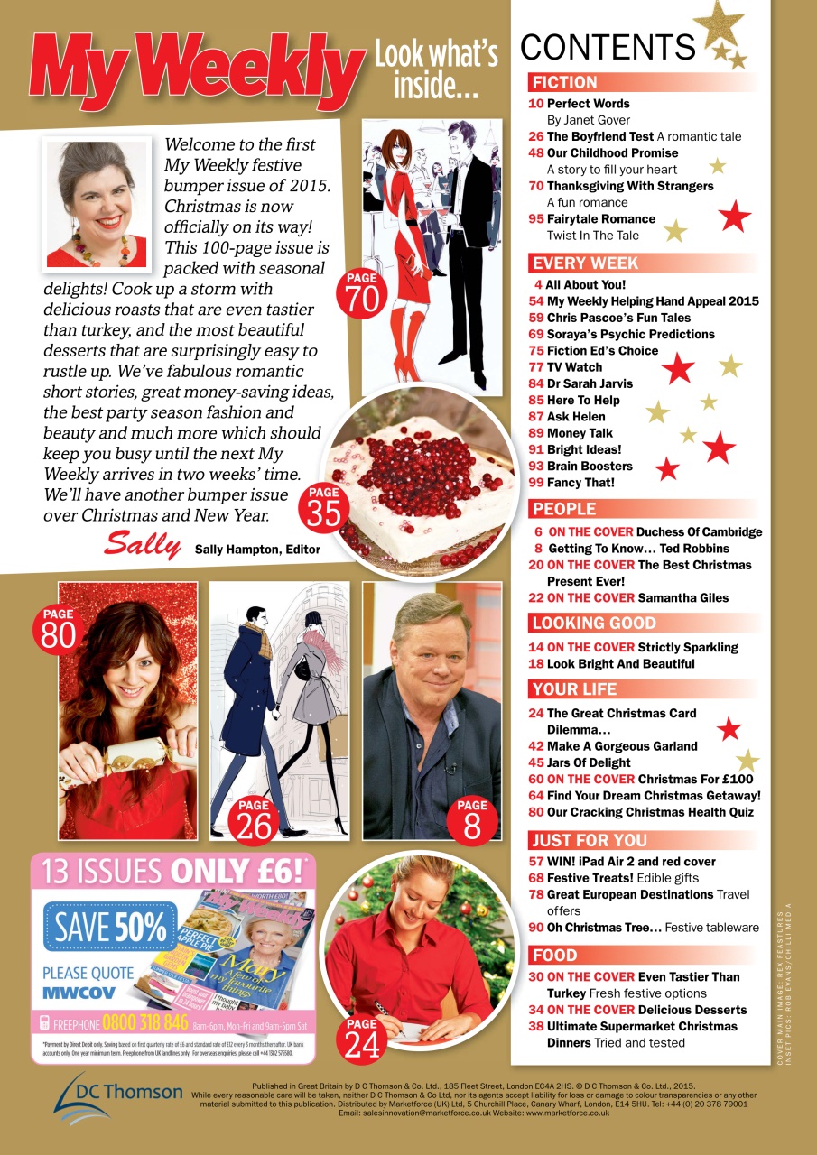 My Weekly Preview Pages