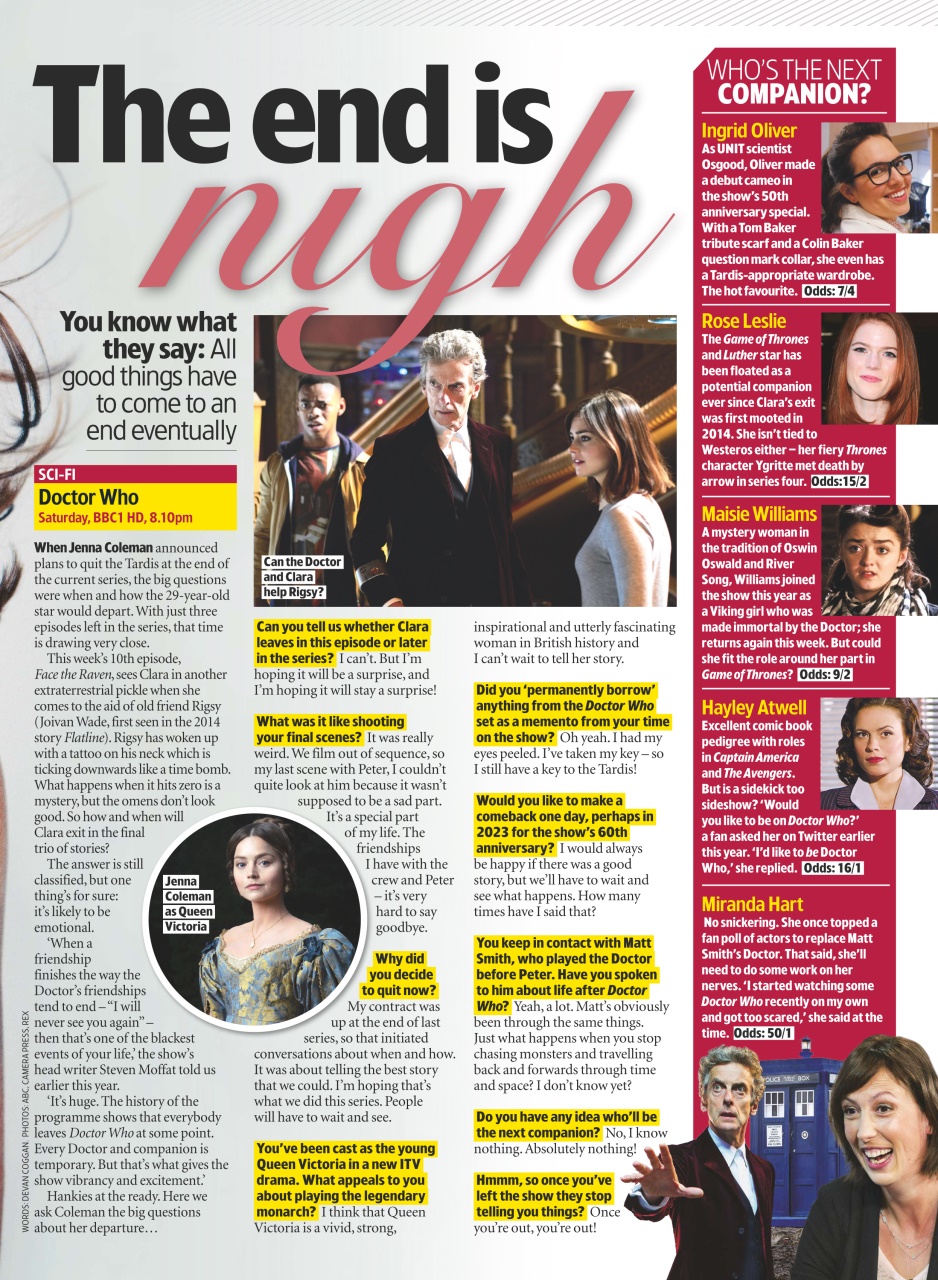 TV & Satellite Week Preview Pages