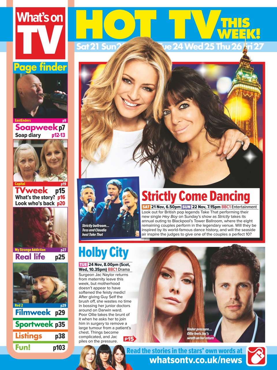 What's on TV Preview Pages