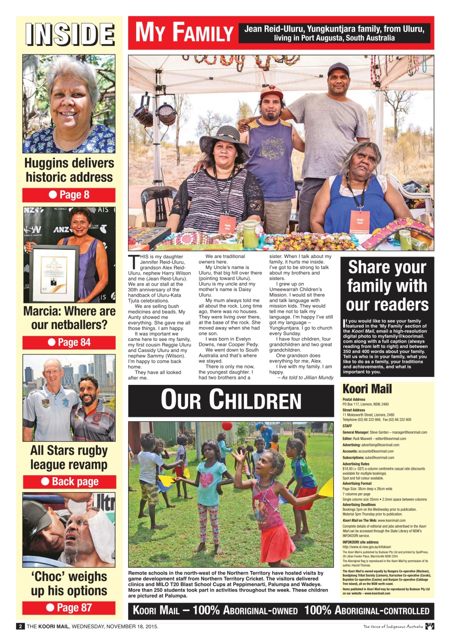 Koori Mail Preview Pages