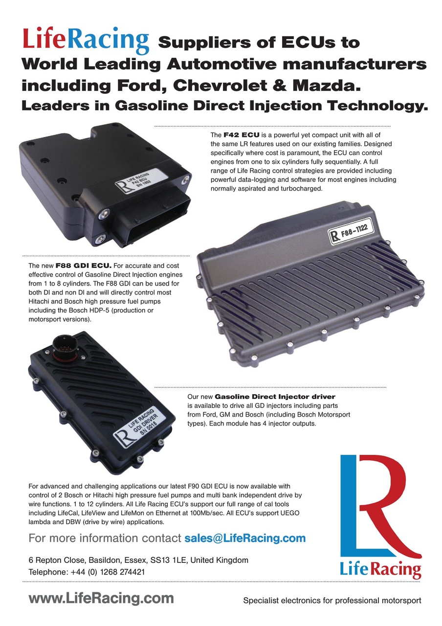 Race Engine Technology Preview Pages