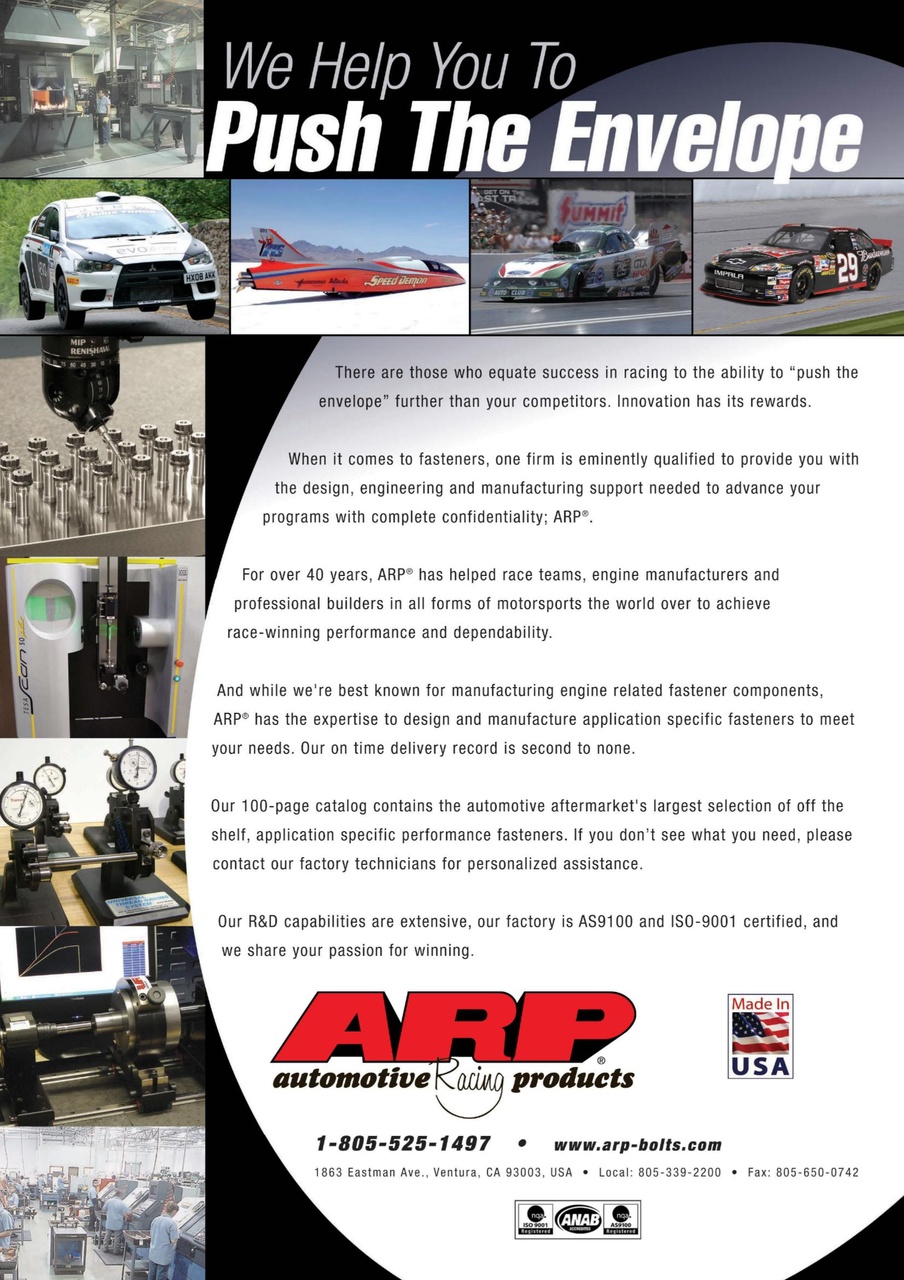 Race Engine Technology Preview Pages