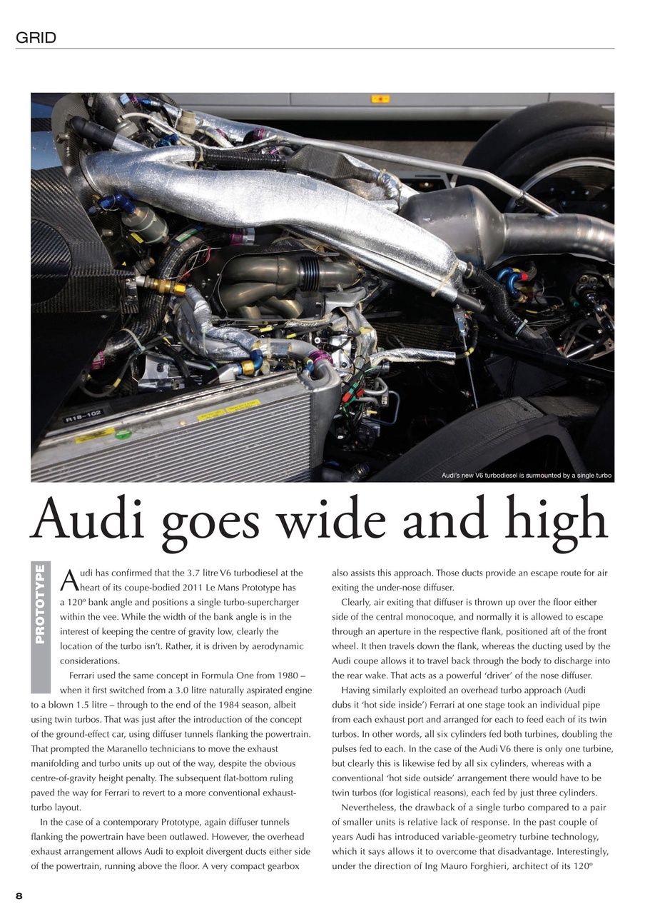 Race Engine Technology Preview Pages