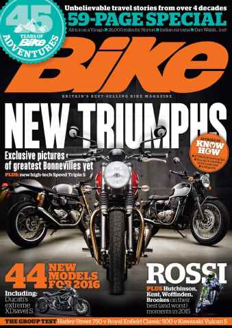 Bike issue January 2016