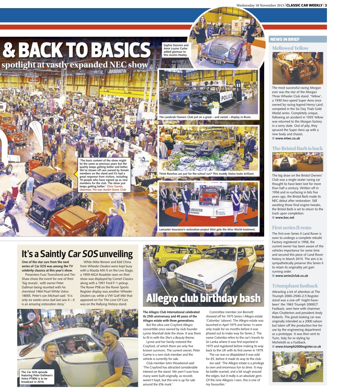 Classic Car Weekly Preview Pages