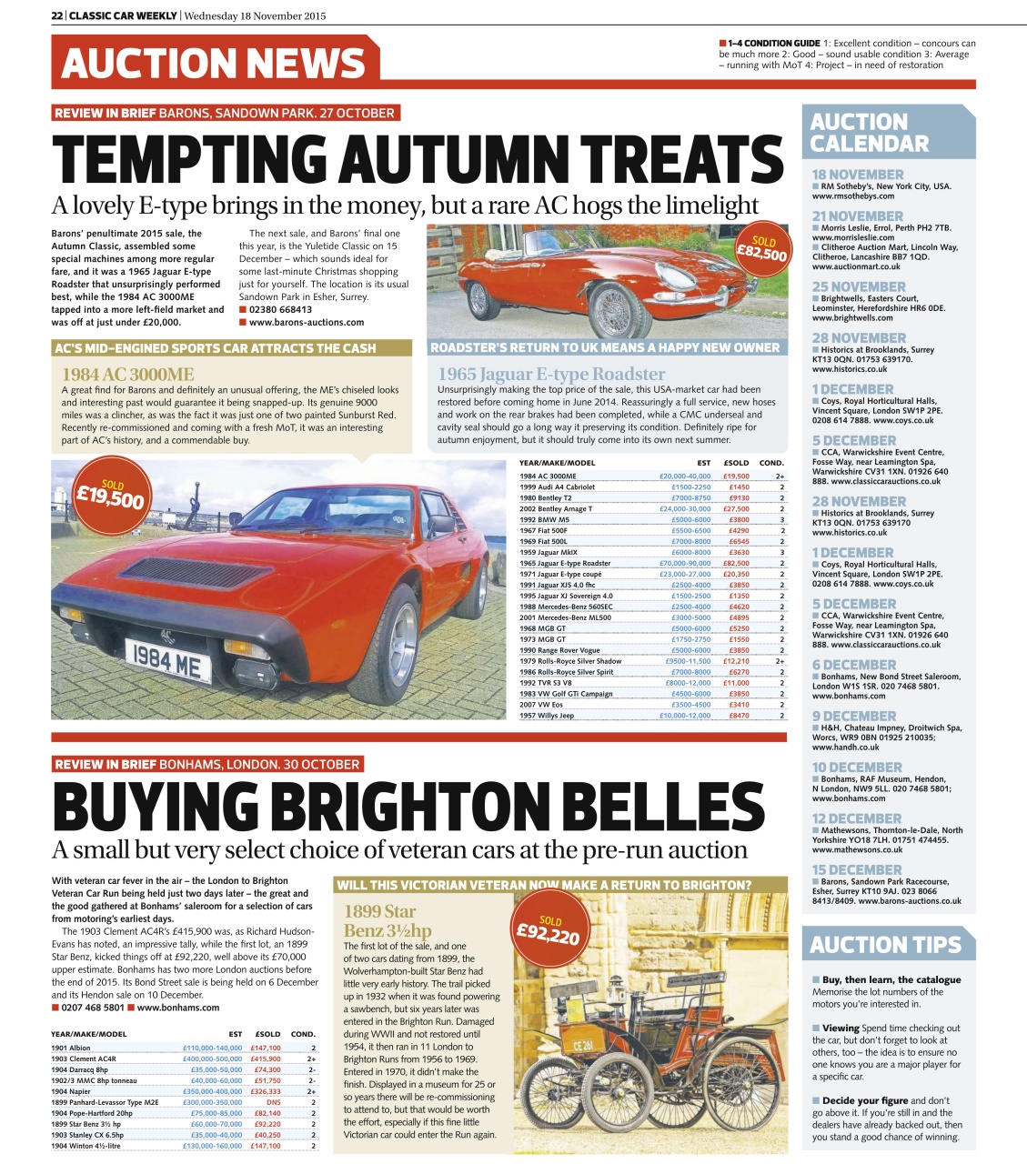 Classic Car Weekly Preview Pages