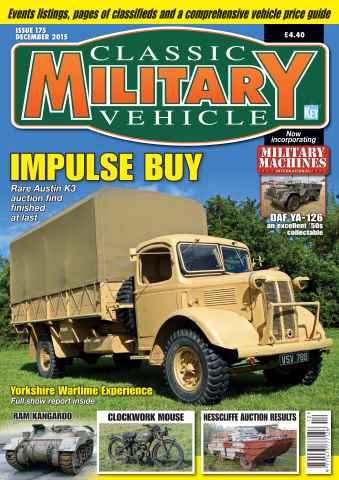 Classic Military Vehicle issue December 2015