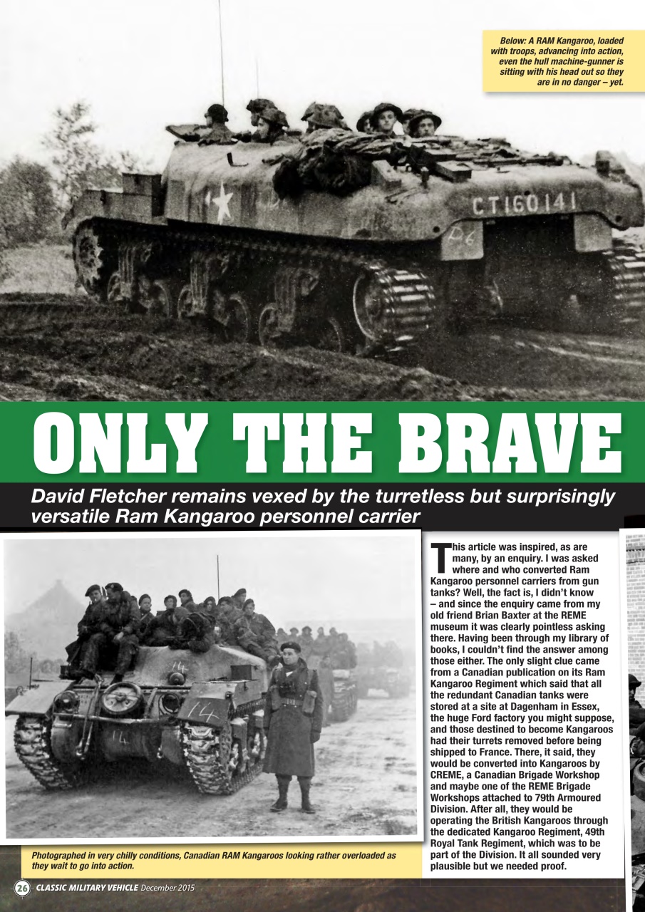 Classic Military Vehicle Preview Pages