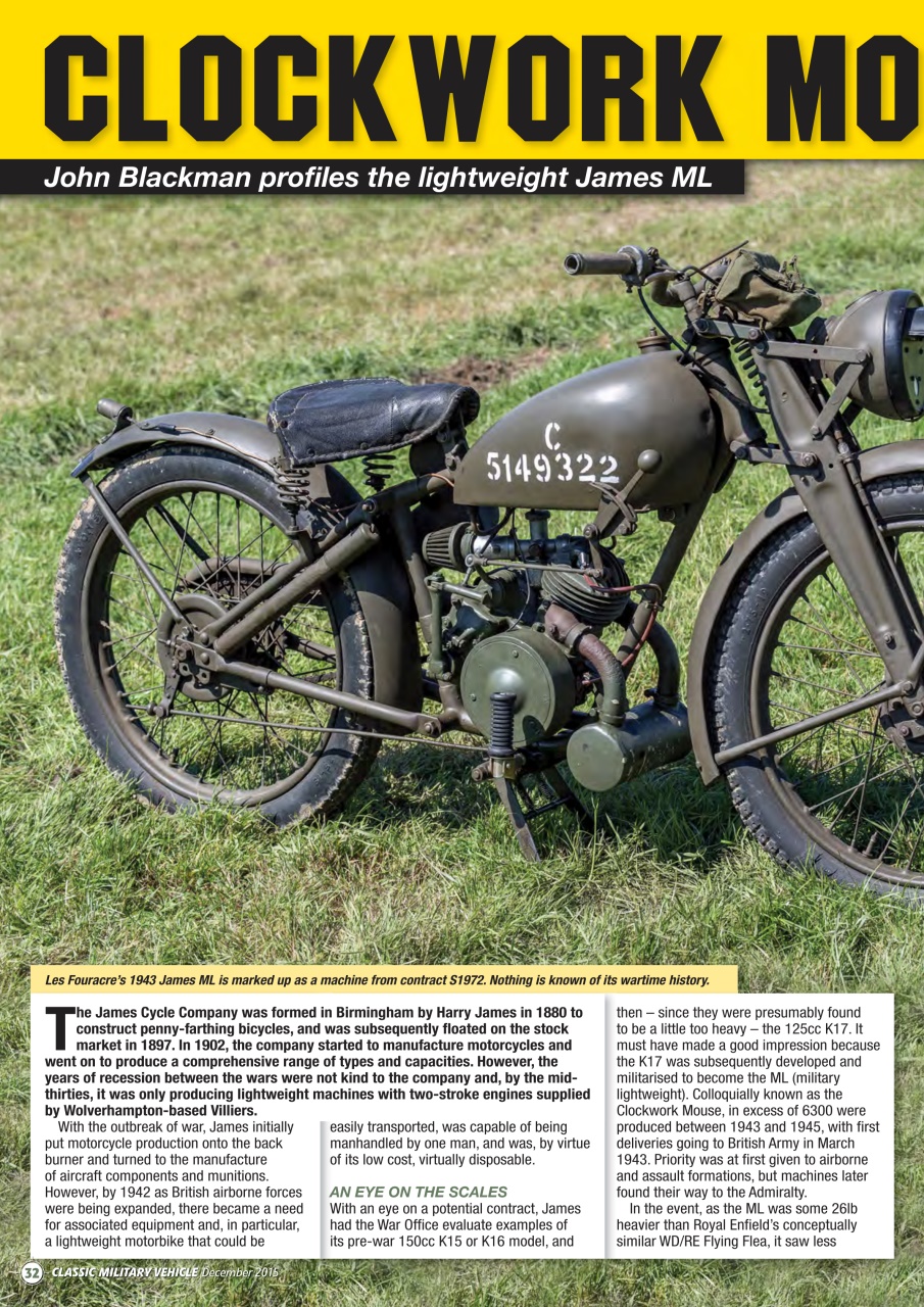 Classic Military Vehicle Preview Pages