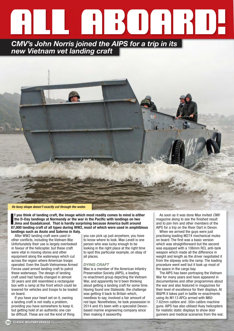 Classic Military Vehicle Preview Pages