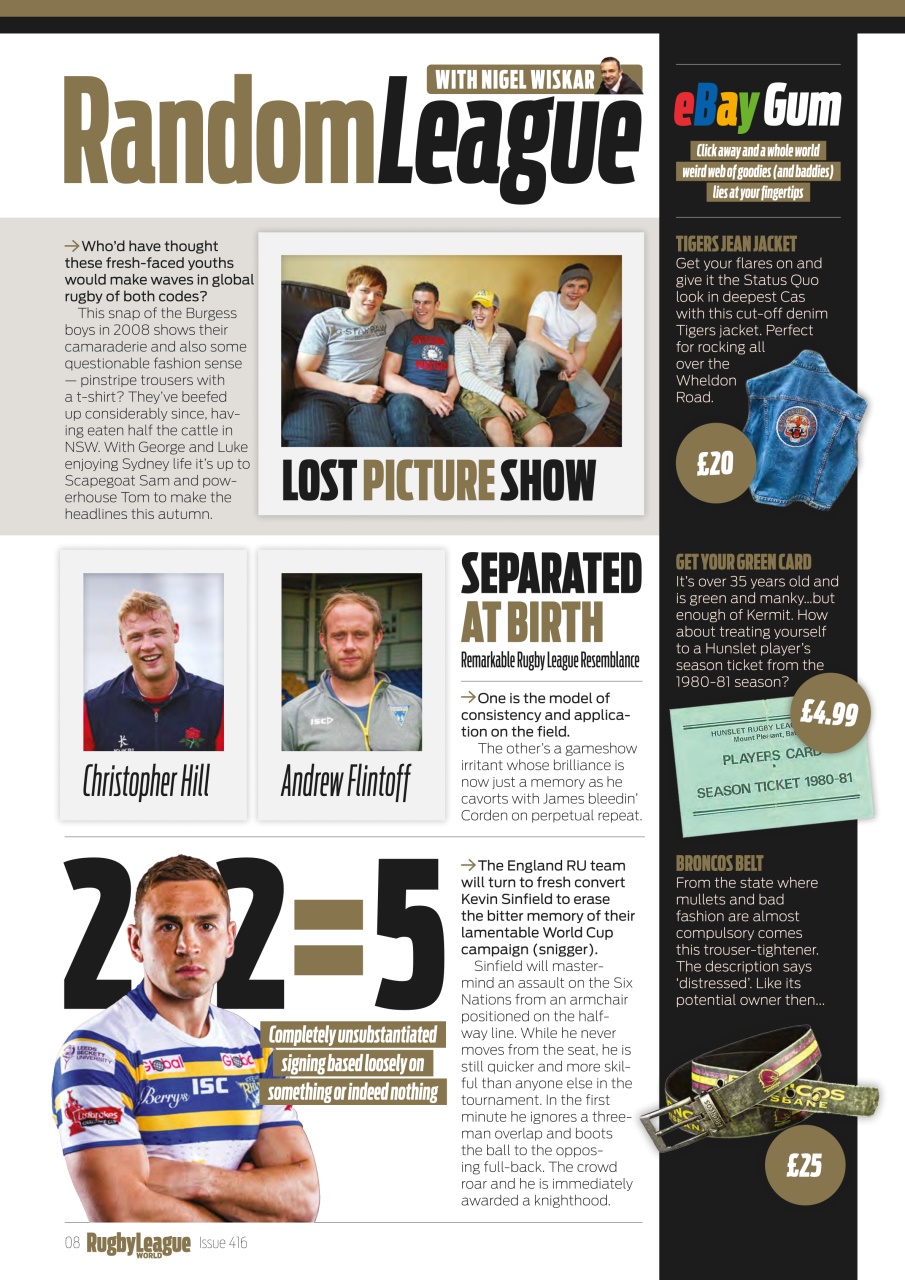 Rugby League World Preview Pages