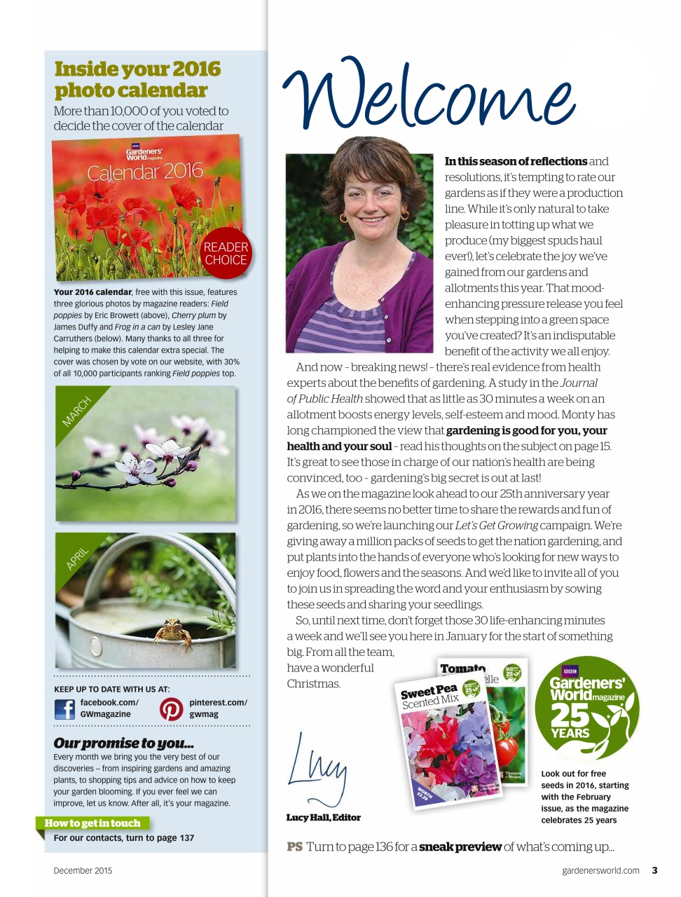 BBC Gardeners’ World Magazine Preview Pages