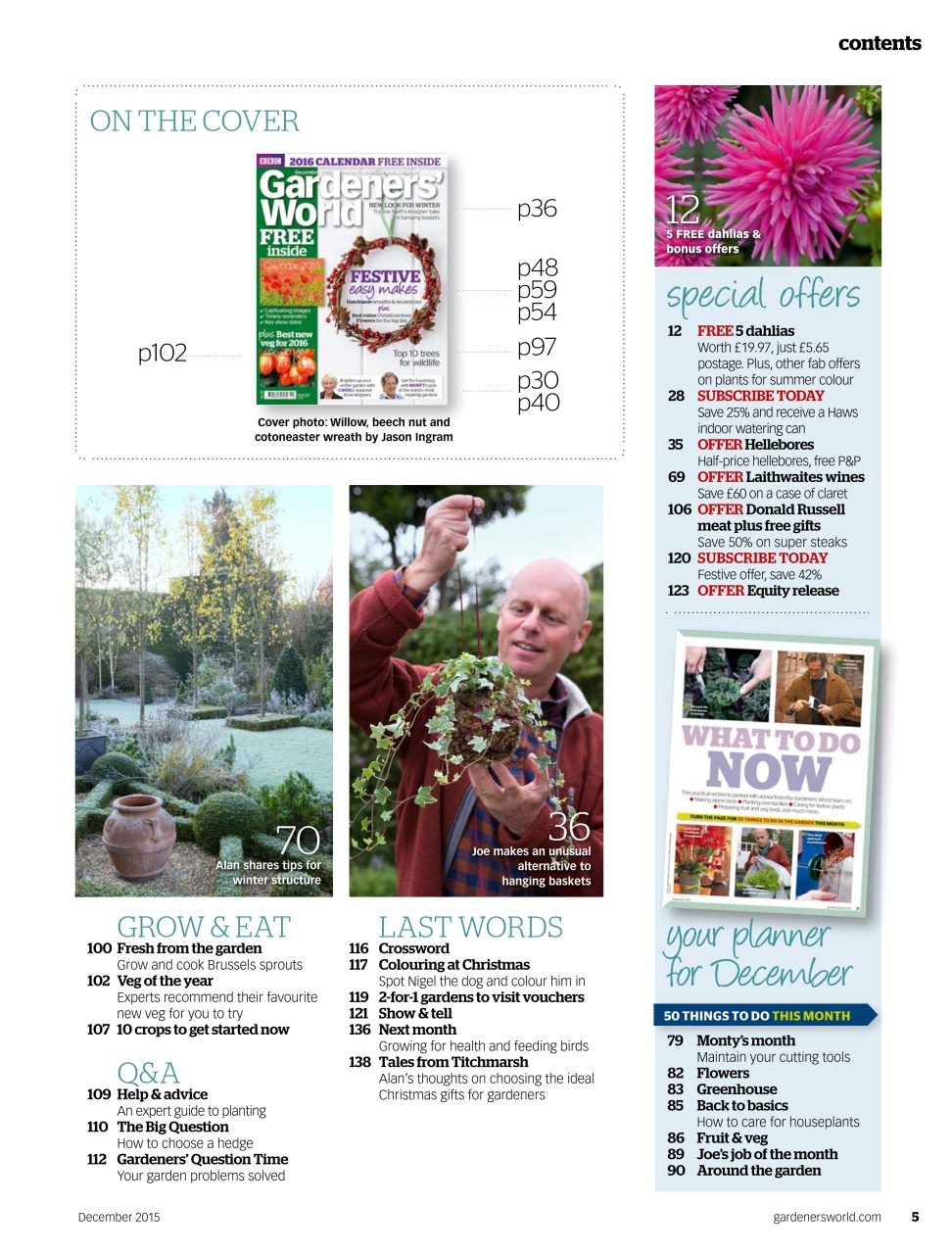 BBC Gardeners’ World Magazine Preview Pages