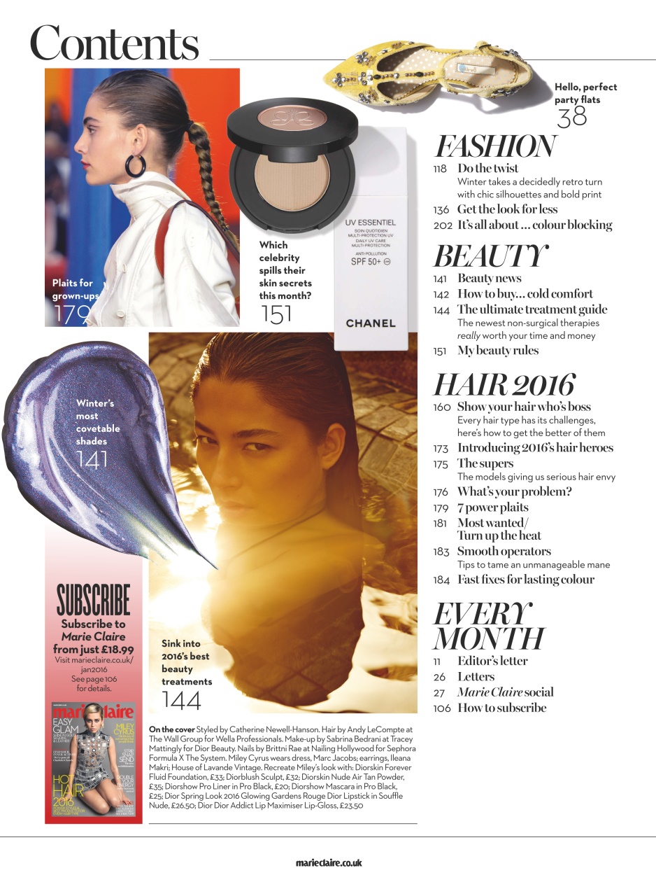 Marie Claire Preview Pages