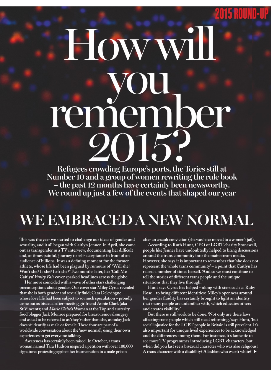 Marie Claire Preview Pages