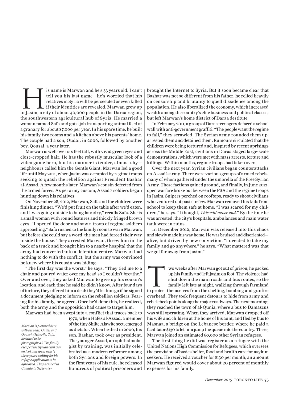 Toronto Life Preview Pages