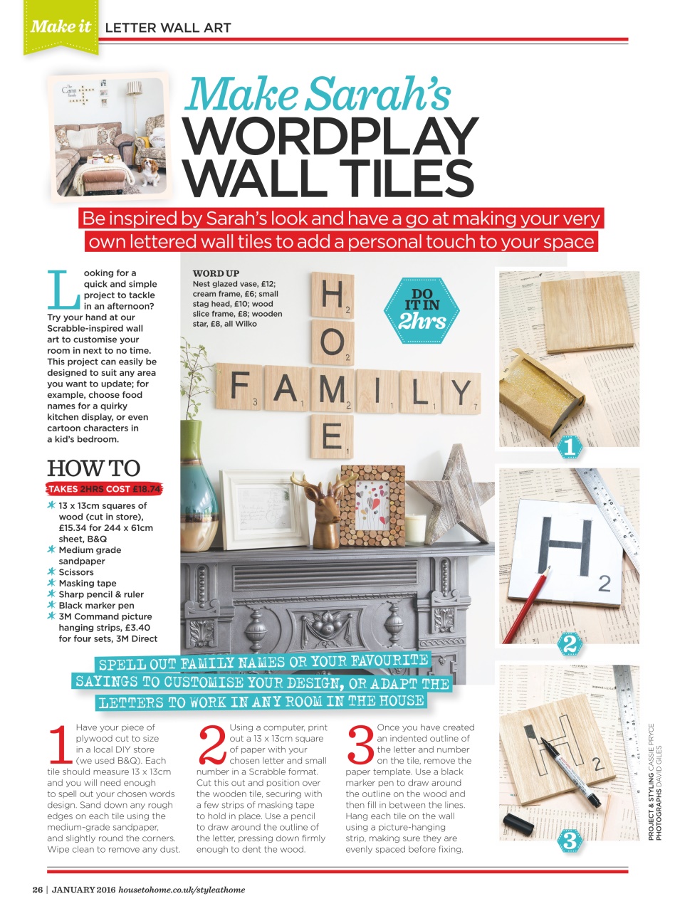 Style at Home Preview Pages