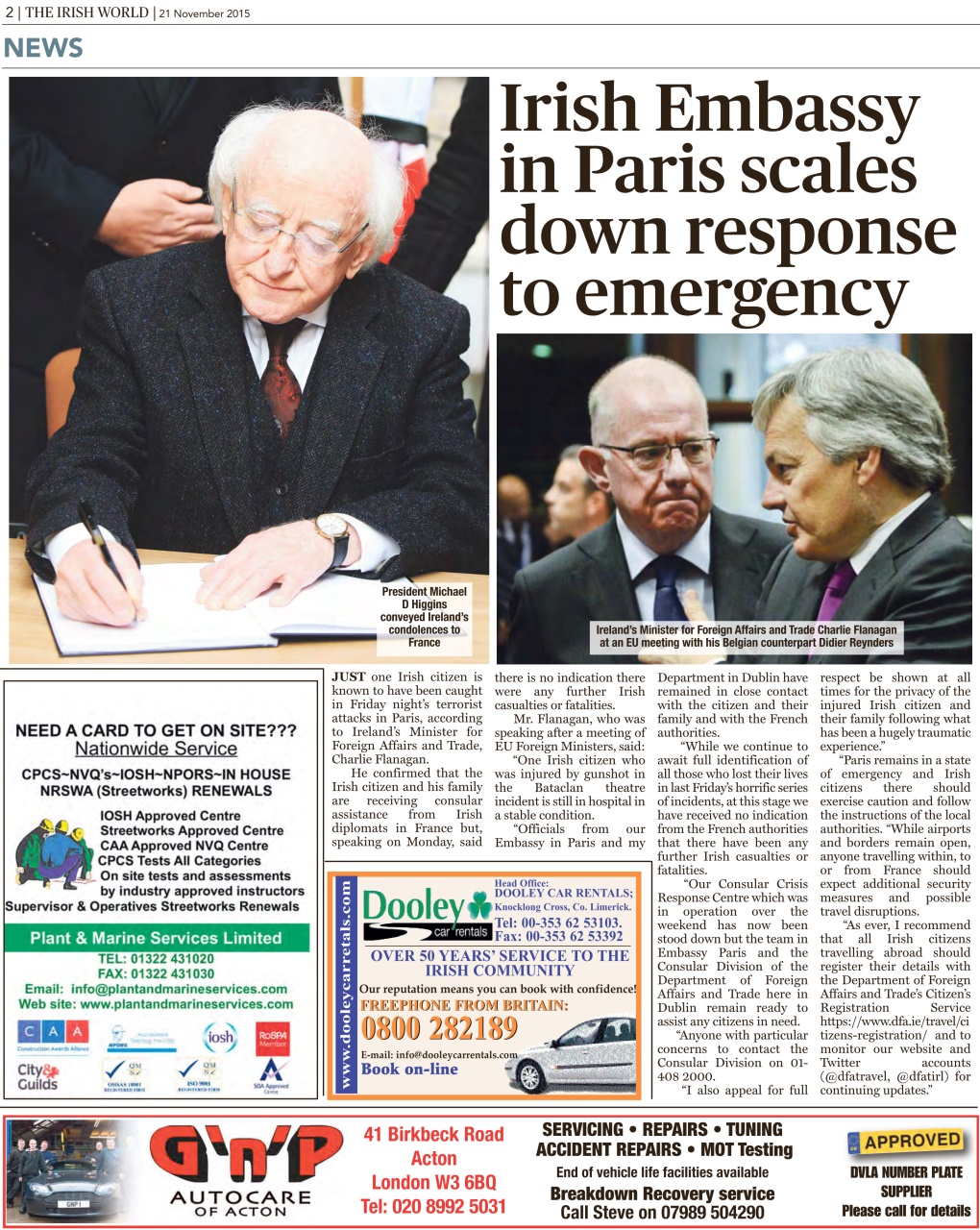 Irish World Preview Pages