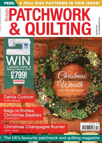 Patchwork and Quilting issue December 2015