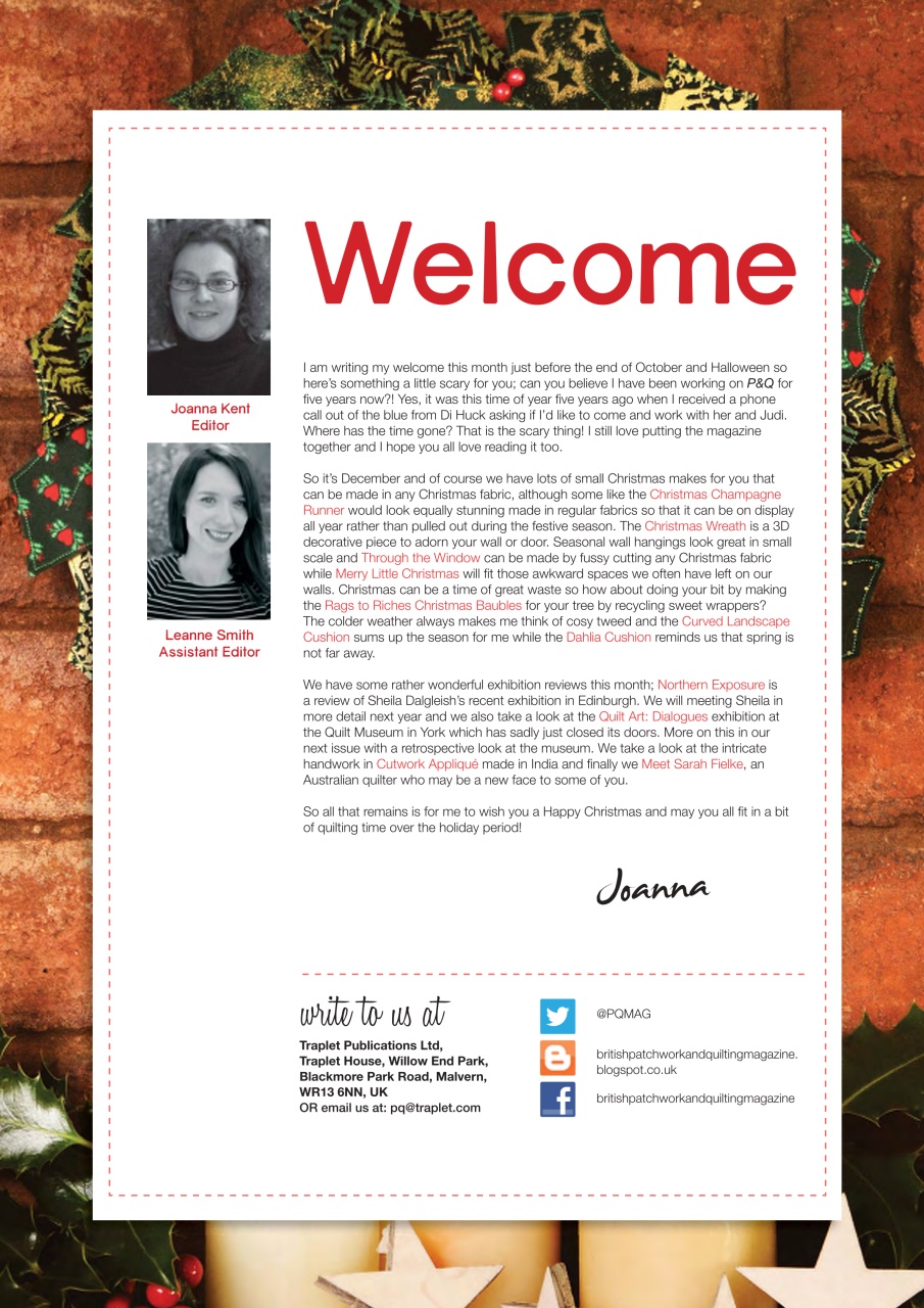 Patchwork and Quilting Preview Pages