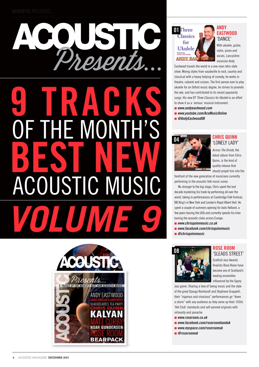 Acoustic Preview Pages