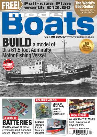 Model Boats issue December 2015