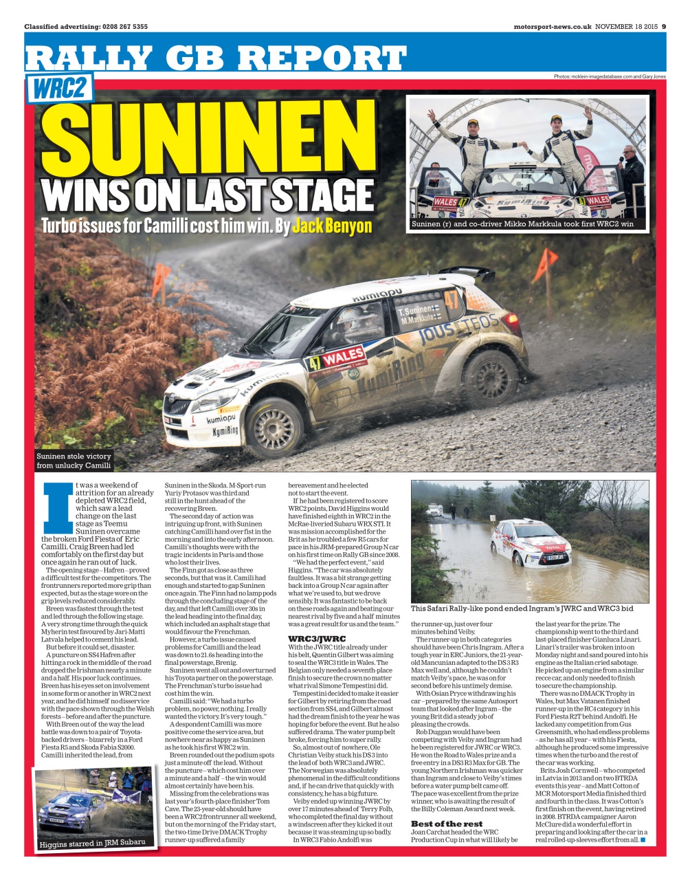Motorsport News Preview Pages