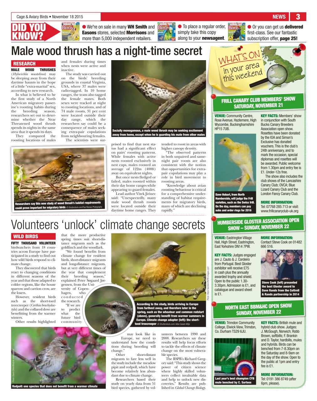 Cage & Aviary Birds Preview Pages