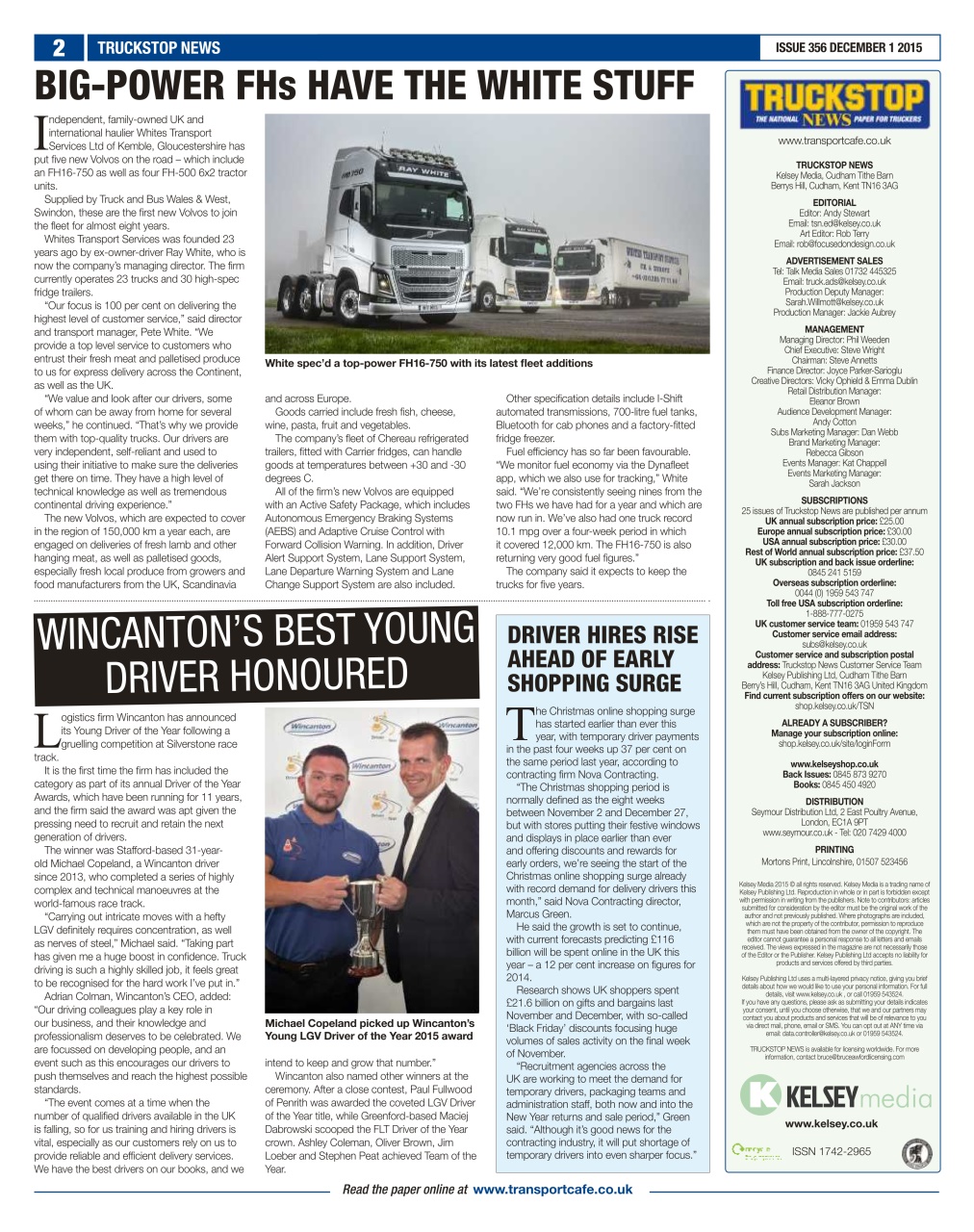 Truckstop News Preview Pages
