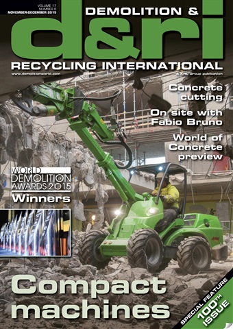 Demolition & Recycling International issue November-December 2015